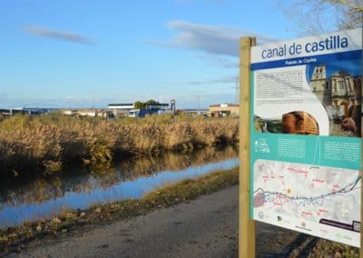 canal de castilla en cigales