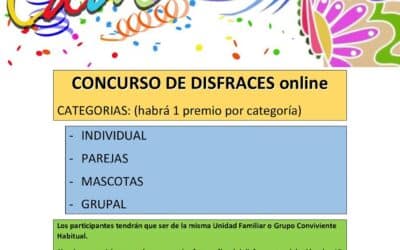 Concurso de disfraces Online de Carnaval en Cigales