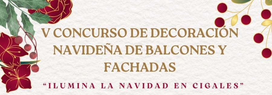 Cartilla del V Concurso de decoración de fachadas y balcones de Navidad