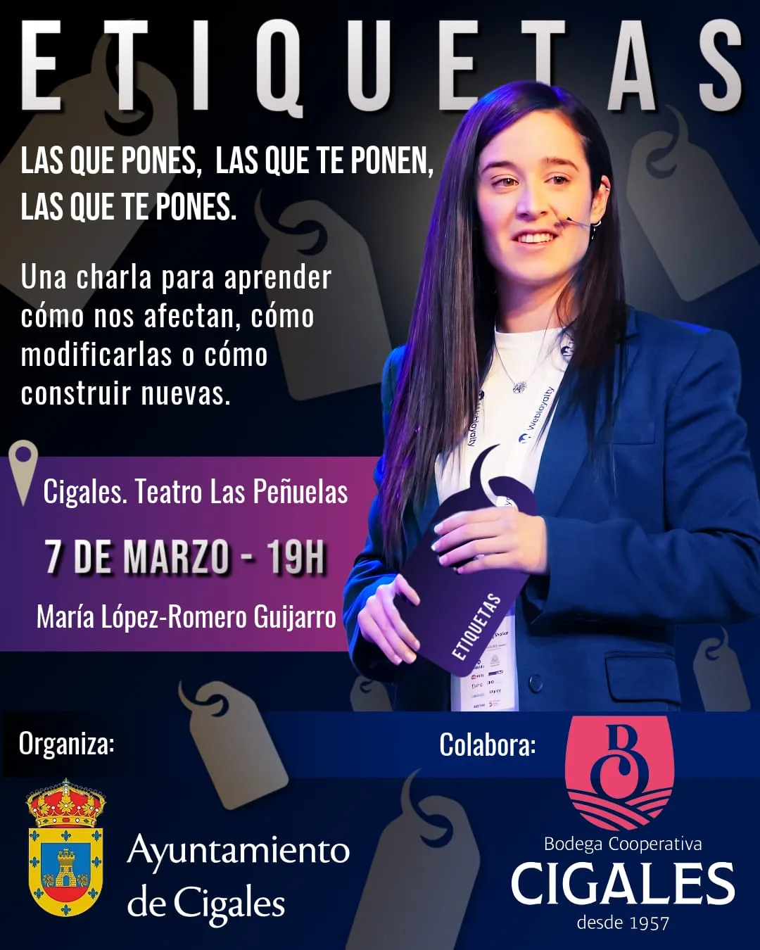 Charla: etiquetas