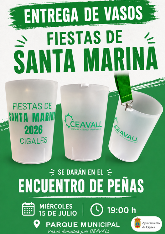 Entrega Vasos Fiestas Santa Marina